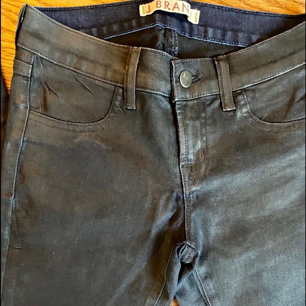 J Brand Coated Skinny Jeans in Glory Sz 26 NWOT - Picture 4 of 12